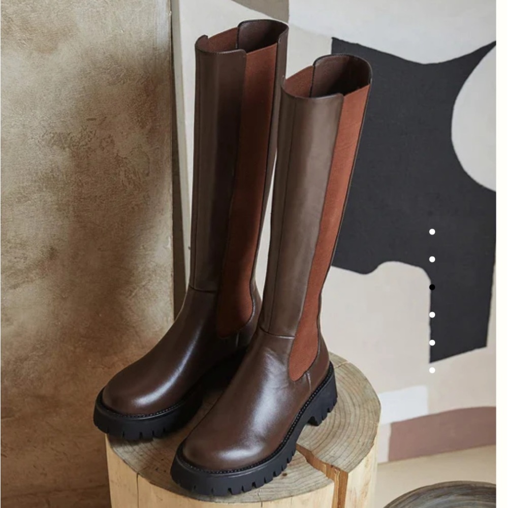 Knee High Chelsea Boots